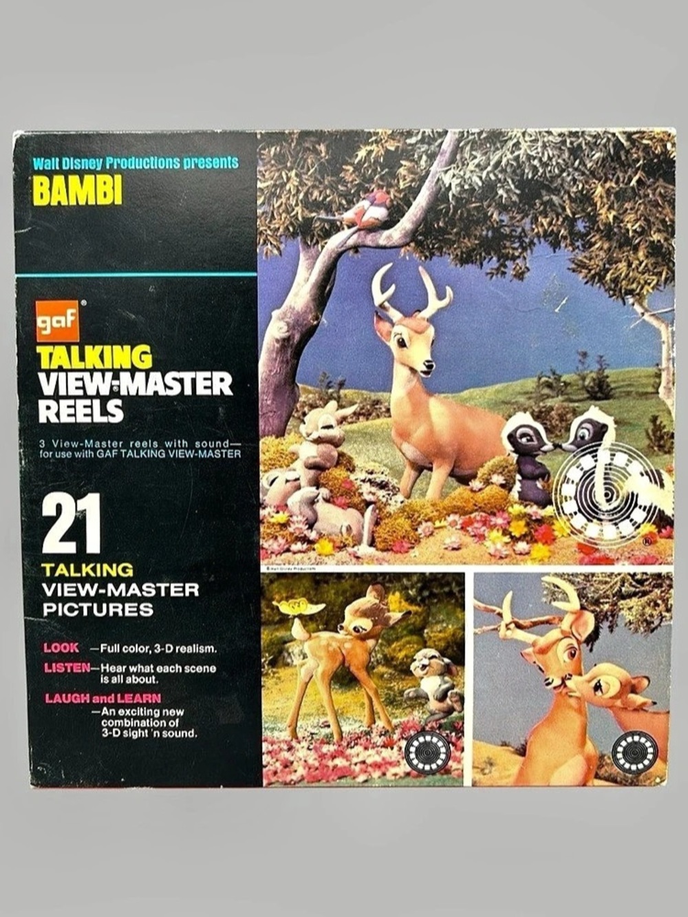 GAF Talking View-Master Reels Bambi & Exploring the Universe 20Astronomy